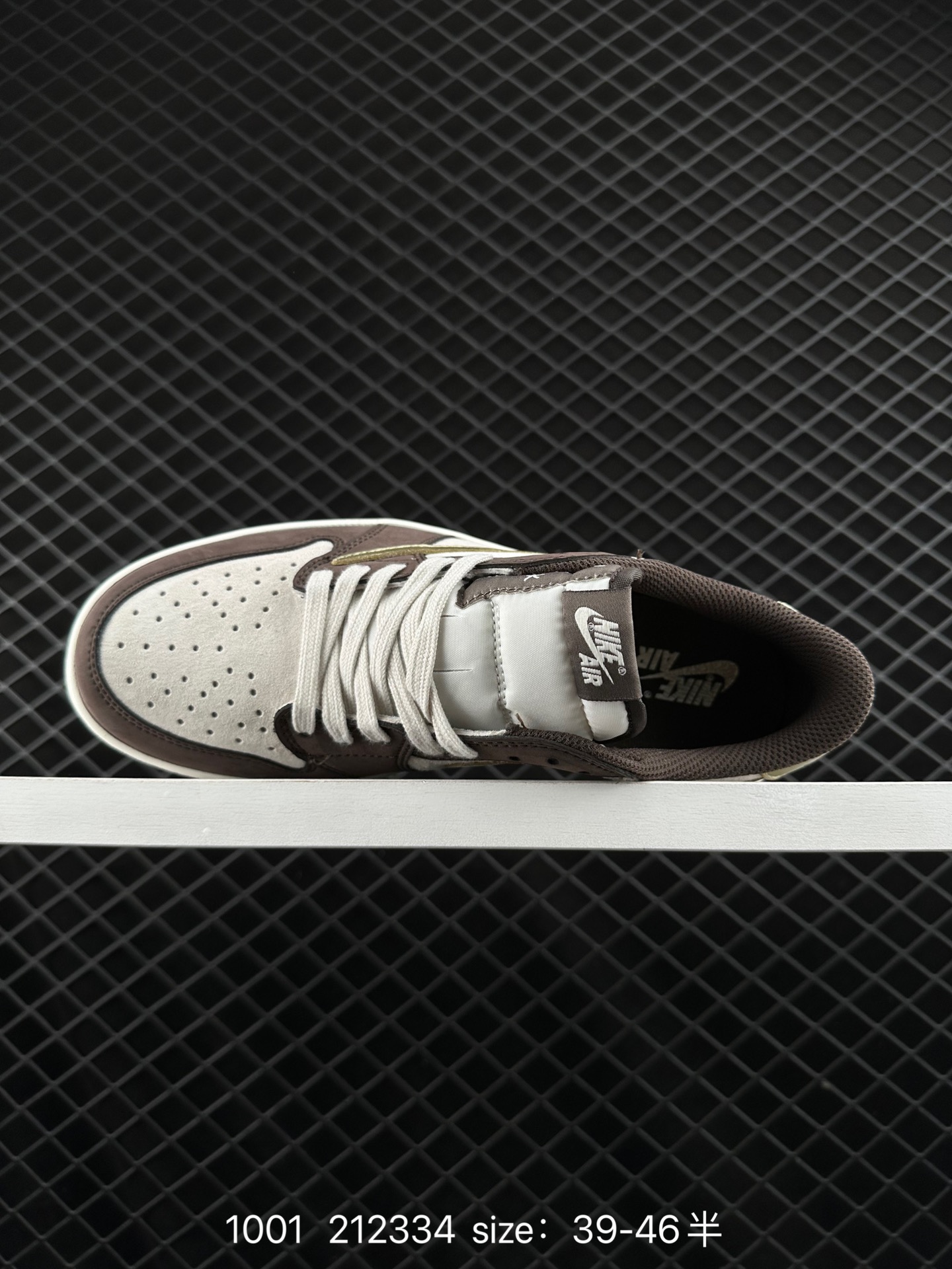 fragment design x Travis Scott x Nike Air Jordan 1 Low OG SP”Black/Green Toe“